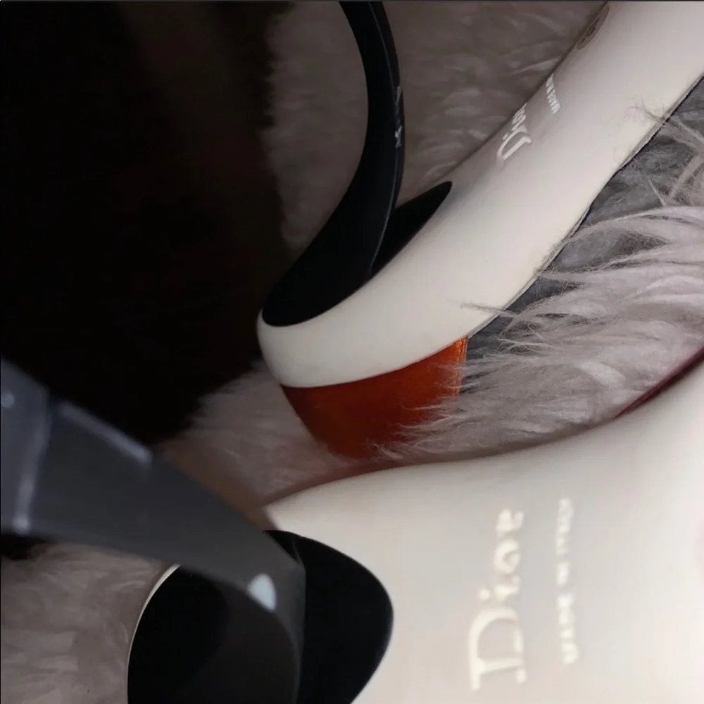 Dior Heels.  Vintage Pink and Orange Dior Heels - Picture 8 of 10